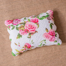 Load image into Gallery viewer, DaDa Bedding Romantic Roses Spring Floral Pink Scalloped Pillow Sham 1-Piece (JHW879)
