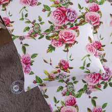 Load image into Gallery viewer, DaDa Bedding Bed in a Bag Bundle Set - Romantic Roses Lovely Blooming Floral Bedding Set (JHW-879)
