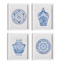 Load image into Gallery viewer, DYNASTY PETITE PRINTS, SET OF 4
