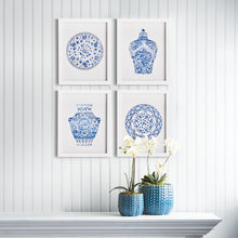 Load image into Gallery viewer, DYNASTY PETITE PRINTS, SET OF 4
