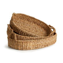 Load image into Gallery viewer, SEAGRASS OVAL TRAYS, SET OF 3
