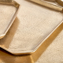 Load image into Gallery viewer, DEZI SQUARE SERVING TRAYS, SET OF 3
