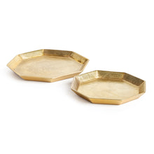 Load image into Gallery viewer, DEZI OCTAGONAL SERVING TRAYS, SET OF 2
