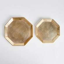 Load image into Gallery viewer, DEZI OCTAGONAL SERVING TRAYS, SET OF 2
