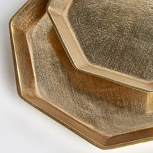 Load image into Gallery viewer, DEZI OCTAGONAL SERVING TRAYS, SET OF 2
