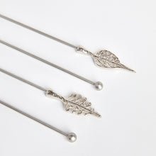 Load image into Gallery viewer, LEAF SWIZZLE STICKS, SET OF 4
