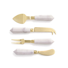 Load image into Gallery viewer, ASTERIA CHEESE KNIVES, SET OF 4
