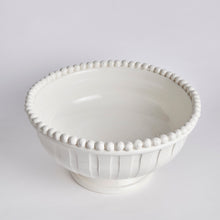 Load image into Gallery viewer, COLETTA DECORATIVE FOOTED LOW BOWL
