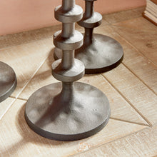 Load image into Gallery viewer, ABACUS TAPER HOLDERS, SET OF 3
