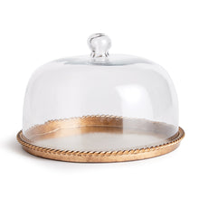 Load image into Gallery viewer, BRAIDEN TRAY WITH CLOCHE LARGE
