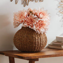 Load image into Gallery viewer, SEAGRASS ROUND VASE
