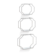 Load image into Gallery viewer, HUDSON MIRRORED WALL SHELVES, SET OF 3
