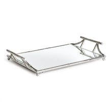 Load image into Gallery viewer, DAPHNE MIRRORED TRAY WITH HANDLES
