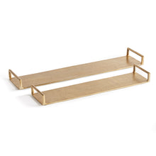 Load image into Gallery viewer, ELORA DECORATIVE NARROW TRAYS, SET OF 2
