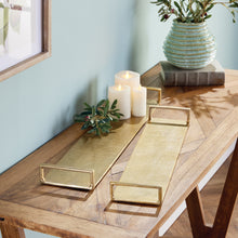 Load image into Gallery viewer, ELORA DECORATIVE NARROW TRAYS, SET OF 2
