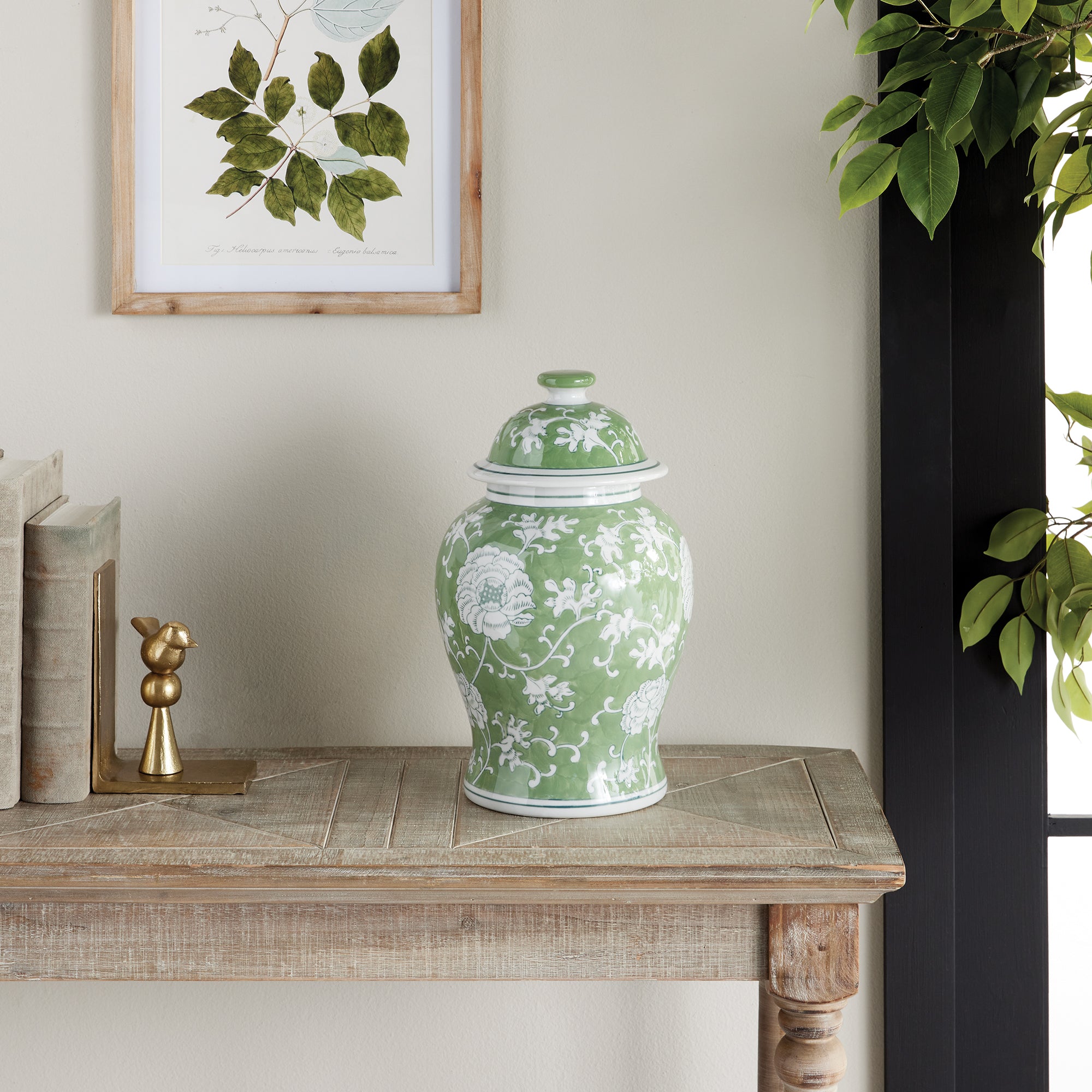 Load image into Gallery viewer, IMPERIAL LOTUS LIDDED GINGER JAR