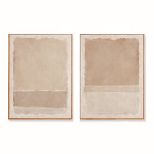 Load image into Gallery viewer, COMPOSITION IN TAUPE GICLEES, SET OF 2
