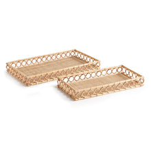 Load image into Gallery viewer, NINETTE RECTANGULAR TRAYS, SET OF 2
