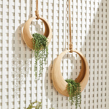 Load image into Gallery viewer, JAYLA BAMBOO HANGING BASKETS, SET OF 2
