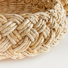Load image into Gallery viewer, ABACA FRENCH BRAIDED BASKETS, SET OF 2
