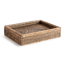 Load image into Gallery viewer, BURMA RATTAN LIDDED LETTER BOX

