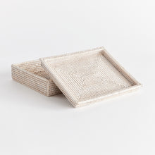 Load image into Gallery viewer, BURMA RATTAN LIDDED LETTER BOX
