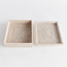 Load image into Gallery viewer, BURMA RATTAN LIDDED LETTER BOX
