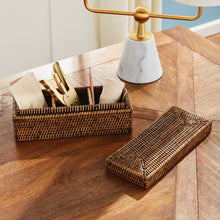 Load image into Gallery viewer, BURMA RATTAN 3-COMPARTMENT LIDDED BOX

