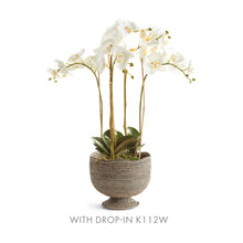 Load image into Gallery viewer, BURMA RATTAN FOOTED CACHEPOT
