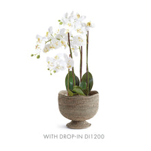 Load image into Gallery viewer, BURMA RATTAN FOOTED CACHEPOT
