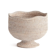 Load image into Gallery viewer, BURMA RATTAN FOOTED CACHEPOT

