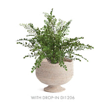 Load image into Gallery viewer, BURMA RATTAN FOOTED CACHEPOT
