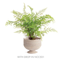 Load image into Gallery viewer, BURMA RATTAN FOOTED CACHEPOT
