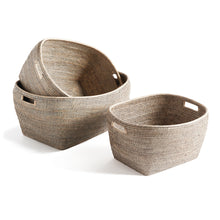 Load image into Gallery viewer, BURMA RATTAN FAMILY BASKETS, SET OF 3
