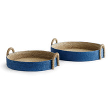 Load image into Gallery viewer, TIANA SEAGRASS ROUND BASKETS, SET OF 2
