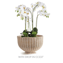 Load image into Gallery viewer, CHARLESTON RATTAN FOOTED BOWL
