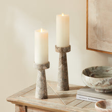 Load image into Gallery viewer, TERRENE CANDLE STANDS, SET OF 2
