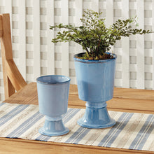 Load image into Gallery viewer, KELCY FOOTED CACHEPOTS, SET OF 2
