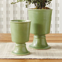 Load image into Gallery viewer, KELCY FOOTED CACHEPOTS, SET OF 2
