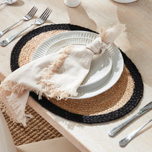 Load image into Gallery viewer, JUTE COIL OVAL PLACEMATS, SET OF 8
