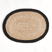 Load image into Gallery viewer, JUTE COIL OVAL PLACEMATS, SET OF 8
