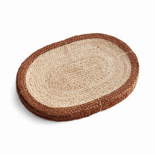 Load image into Gallery viewer, JUTE COIL OVAL PLACEMATS, SET OF 8
