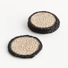 Load image into Gallery viewer, JUTE COASTERS, SET OF 4
