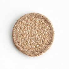 Load image into Gallery viewer, JUTE COASTERS, SET OF 4
