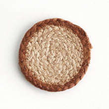Load image into Gallery viewer, JUTE COASTERS, SET OF 4
