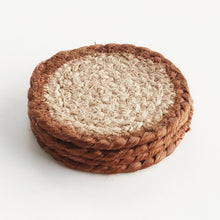 Load image into Gallery viewer, JUTE COASTERS, SET OF 4
