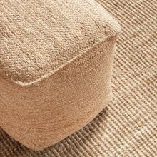 Load image into Gallery viewer, JUTE SQUARE POUF
