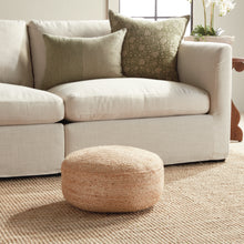 Load image into Gallery viewer, JUTE ROUND POUF
