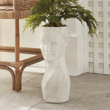 Load image into Gallery viewer, WEATHERED GARDEN FEMALE BUST PLANTER
