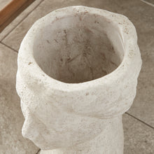 Load image into Gallery viewer, WEATHERED GARDEN FEMALE BUST PLANTER
